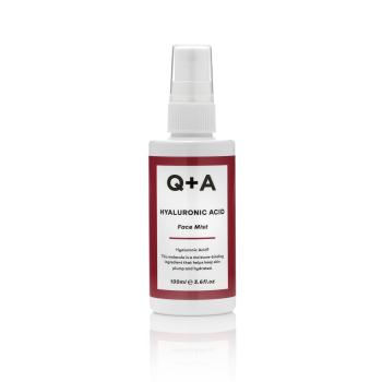 Q+A Spray revigorant pentru piele cu acid hialuronic (Face Mist) 100 ml