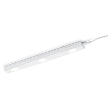 Aplică de perete albă LED (lungime 40 cm) Aragon – Trio