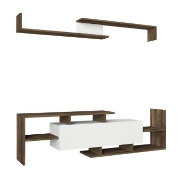 Set mobilier TV  alb/maro 154x42 cm Dream - Kalune Design