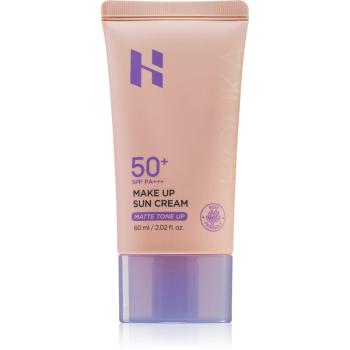 Holika Holika Make Up Sun Cream bază ușor colorată cu efect matifiant SPF 50+ 60 ml