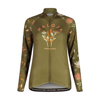 
                 MALOJA Tricou de ciclism cu mânecă lungă de vară - GANESM. 1/1 LADY - verde  
            