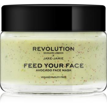 Revolution Skincare X Jake-Jamie Avocado masca faciala hidratanta cu efect exfoliant 50 ml
