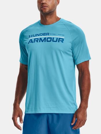 Under Armour UA Tech 2.0 Wordmark SS Tricou Albastru