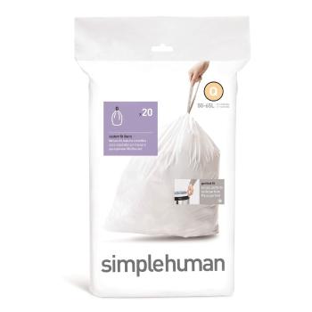 Saci de gunoi 20 buc. 65 l – simplehuman