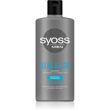 Syoss Men Clean & Cool șampon pentru par normal spre gras 440 ml