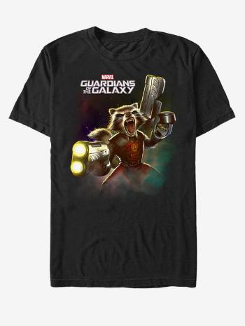 ZOOT.Fan Marvel Rocket Strážci Galaxie Tricou Negru