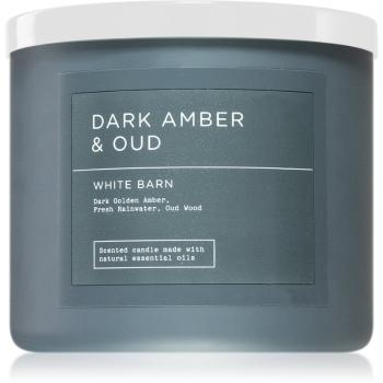 Bath & Body Works Dark Amber & Oud lumânare parfumată 411 g