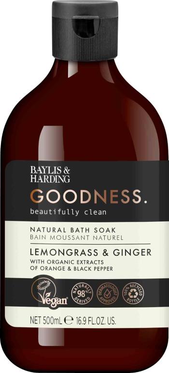 Baylis & Harding Spumă de baie Iarbă de lămâie și ghimbir Goodness (Natural Bath Soak) 500 ml