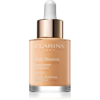 Clarins Skin Illusion Natural Hydrating Foundation makeup radiant cu hidratare SPF 15 culoare 107 Beige 30 ml