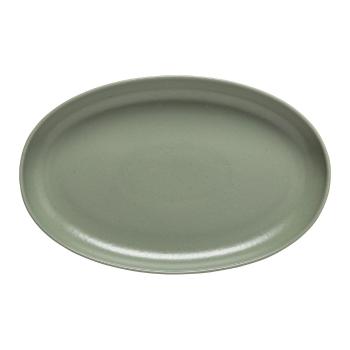 Platou de servire verde deschis din gresie 32x20.5 cm Pacifica – Casafina