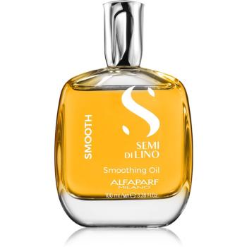 Alfaparf Milano Semi di Lino Smooth ulei pentru netezire pentru par indisciplinat 100 ml