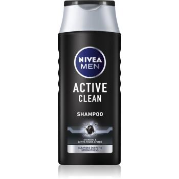 Nivea Men Active Clean șampon cu ingrediente active de cărbune 250 ml