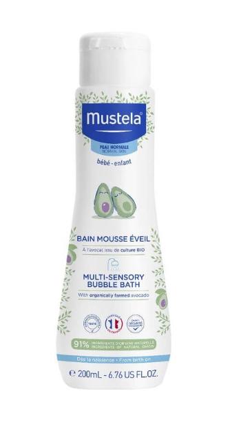 Mustela Baie de spumă pentru copii(Multi-sensory Bubble Bath) 200 ml