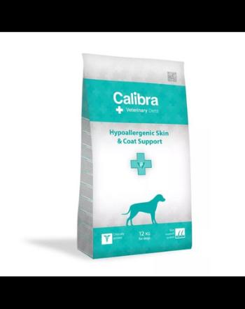 CALIBRA Veterinary Diet Dog Hypoallergenic Skin&amp;Coat Support 12 kg hrana dietetica pentru caini