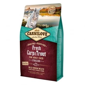 Carnilove Fresh Carp and Trout Sterilised for Adult Cats 6 kg