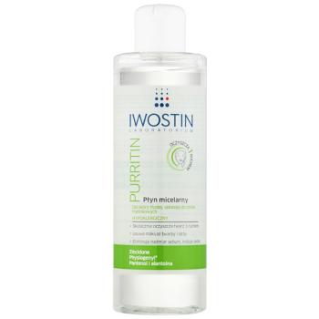 Iwostin Purritin apa pentru  curatare cu particule micele pentru tenul gras, predispus la acnee 215 ml