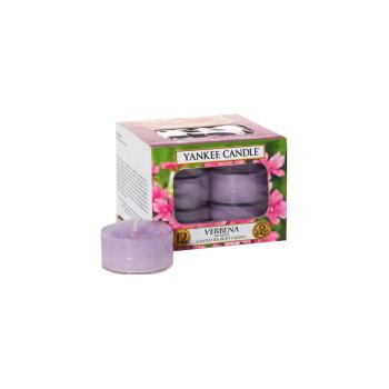 Set 12 lumânări parfumate Yankee Candle Verbena, timp de ardere 4 h