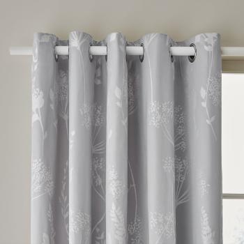 Draperii gri în set de 2 bucăți 229x168 cm Meadowsweet Floral - Catherine Lansfield