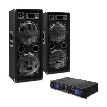 Electronic-Star DJ SET ”DJ 20” PA boxe-amplificator-cablu 2000 W