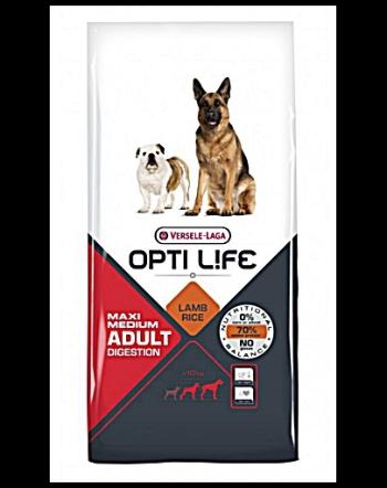 VERSELE-LAGA Adult Digestion Medium &amp; Maxi - mâncare cu miel pentru câini sensibili de talie mare și medie 12,5 kg