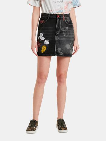 Desigual Mickey Fustă Negru