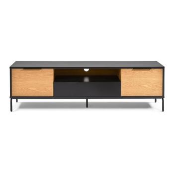 Masă TV Kave Home SAVOI, 170 x 50 cm, maro-negru