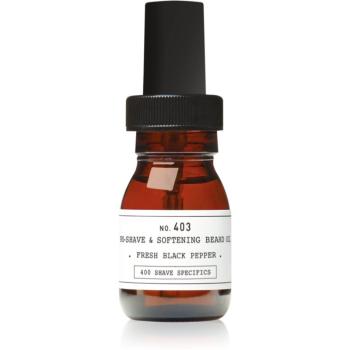 Depot No. 403 Pre-Shave&Softening Beard Oil ulei înainte de ras Fresh Black Pepper 30 ml