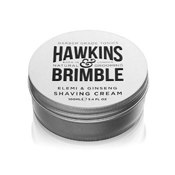 Hawkins & Brimble Cremă hidratantă de ras cu miros de elemi si ginseng (Elemi & Ginseng Shaving Cream) 100 ml