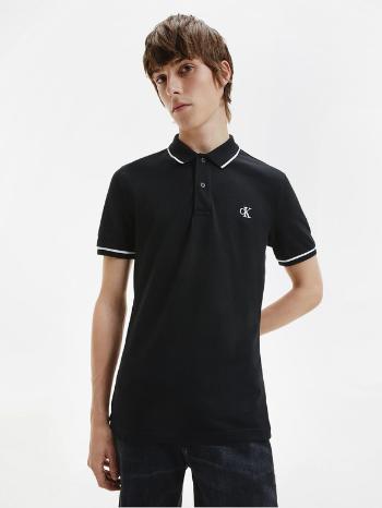 Calvin Klein Jeans Polo Tricou Negru