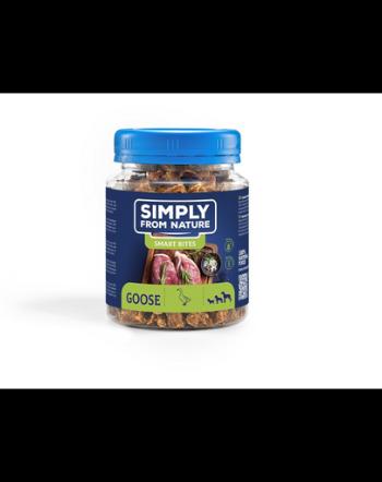 SIMPLY FROM NATURE Smart Bites Snack pentru caini, din gasca 130 g