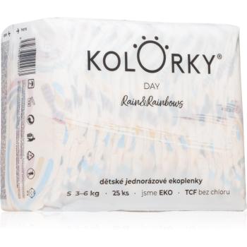 Kolorky Day Rain&Rainbow scutece ECO de unică folosință marimea S 3-6 Kg 25 buc