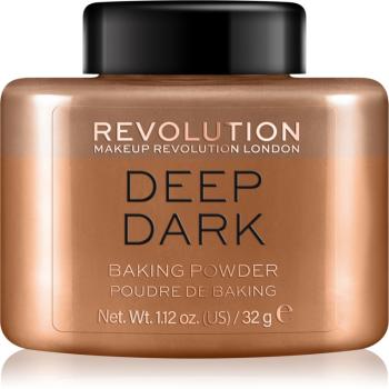 Makeup Revolution Baking Powder pudra culoare Deep Dark 32 g