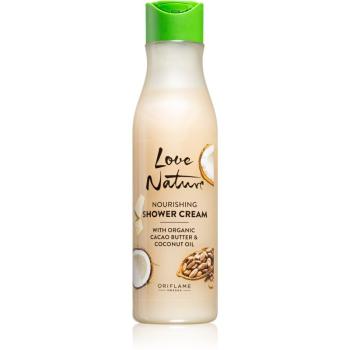 Oriflame Love Nature Cacao Butter & Coconut Oil cremă de duș intens hrănitoare 250 ml