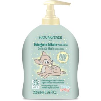 Disney Naturaverde Baby Delicate Wash sapun delicat pentru fata si corp pentru nou-nascuti si copii 200 ml