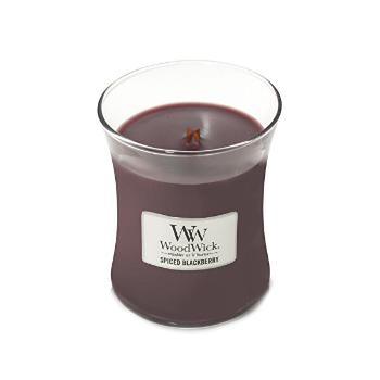 WoodWick Vază cu lumânări parfumate Blackberry condimentată 275 g