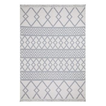 Covor din bumbac Oyo home Duo, 60 x 100 cm, alb-gri