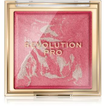 Revolution PRO Lustre blush cu efect iluminator culoare Pink Rose 11 g