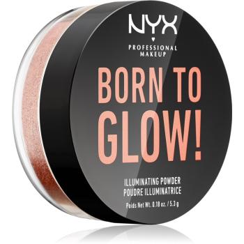 NYX Professional Makeup Born To Glow pudra pentru luminozitate culoare 03 - Warm Strobe 5.3 g