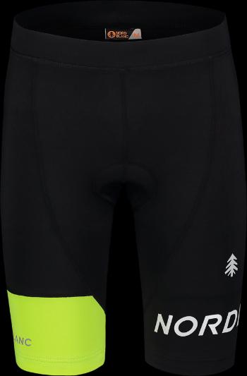 Ciclism masculin pantaloni scurti Nordblanc Compresie Galben NBSPM7437_CZL