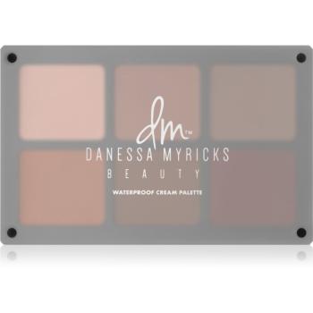 Danessa Myricks Beauty Waterproof Cream Palette paleta pentru fata multifunctionala rezistent la apa culoare Essentials 6x3 g