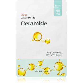 ETUDE 0.2 Therapy Air Mask Ceramide mască textilă hidratantă reface bariera protectoare a pielii 20 ml