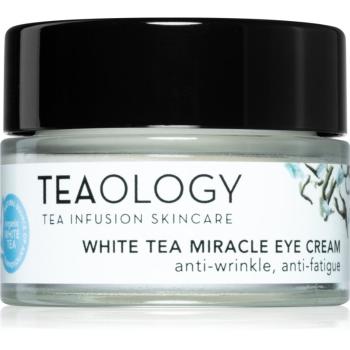 Teaology Anti-Age White Tea Miracle Eye Cream cremă de ochi corectoare pentru cearcăne și riduri 15 ml