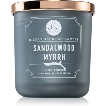 DW Home Signature Sandalwood Myrrh lumânare parfumată 260 g