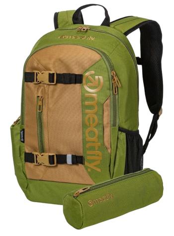 Meatfly Rucsac Basejumper Forest Green/Brown