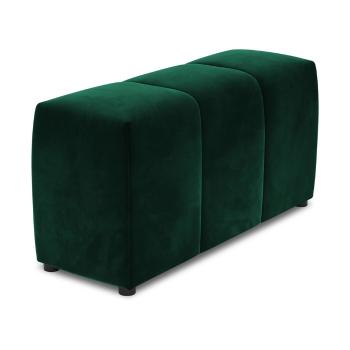 Cotieră pentru canapea modulară verde cu tapițerie din catifea Rome Velvet - Cosmopolitan Design