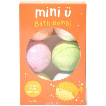 Mini-U Bath Bomb 6 Pack bile eferverscente pentru baie 6 bucati 6x50 g