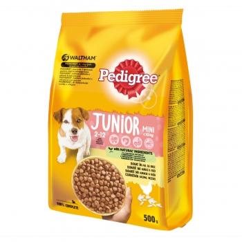 PEDIGREE, XS-S, Pui, hrană uscată câini junior, 500g