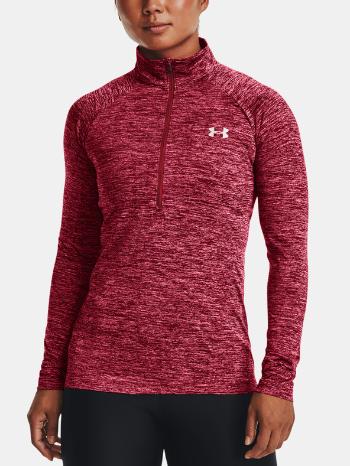 Under Armour Tech 1/2 Zip Twist Tricou Roz