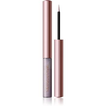 Makeup Revolution Festive Allure eyeliner lichid cu trasare precisă culoare Lilac Lustre 2,4 ml