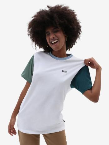 Vans Left Chest Colorblock Tricou Alb